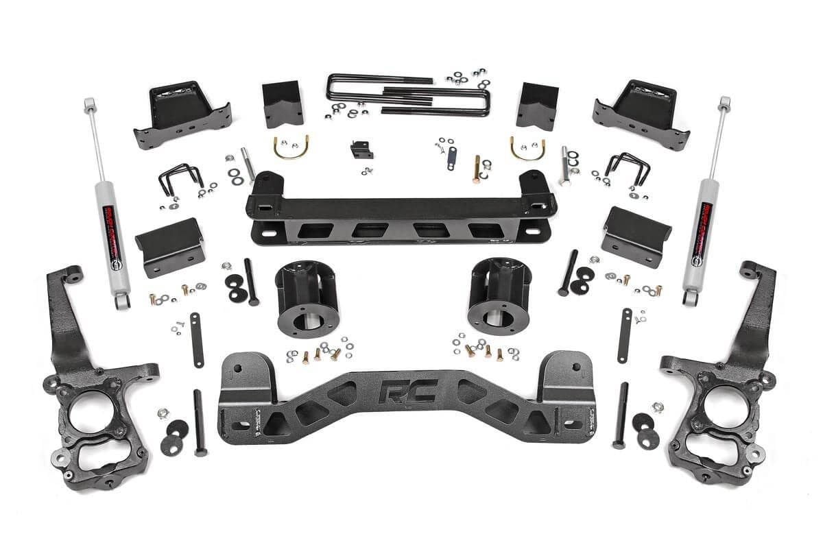 Ford F-150 Suspension Lift Kit - Front + Rear - Rough Country - 6-Inch - '15-'20